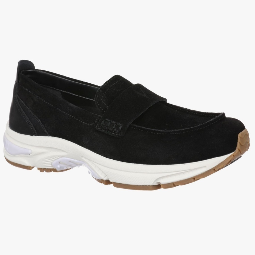 Vionic 23Walk Black Leather Orthotic Walking Arch Support Comfort Loafer New